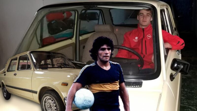 Nicolás Varrone y Maradona: argentino que debuta en F2 y sueña con F1