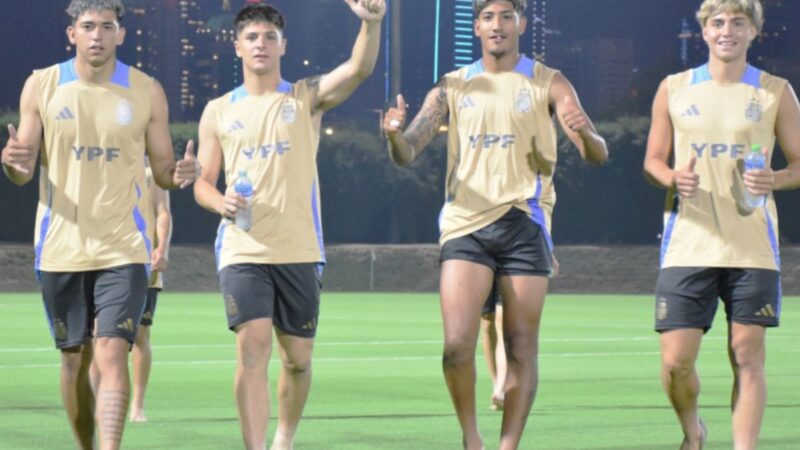 La selección argentina ya está en Qatar para el Mundial Sub-17