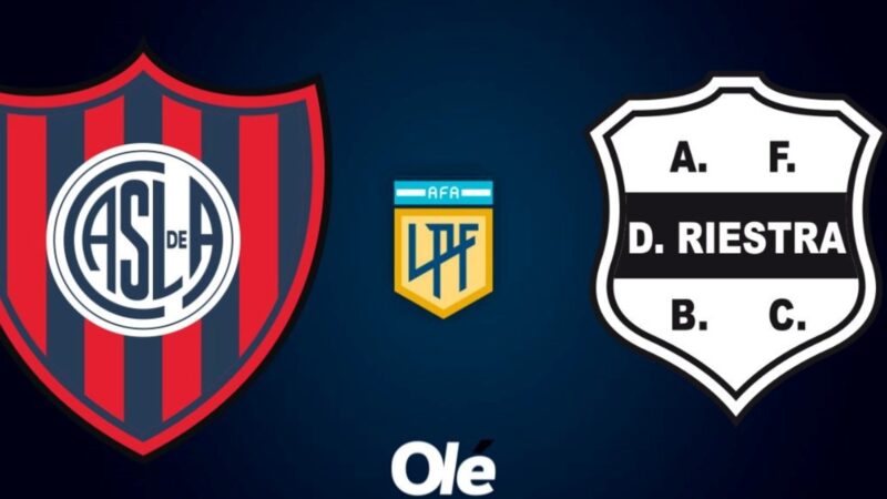 San Lorenzo vs. Deportivo Riestra (Torneo Clausura): día, horario y TV