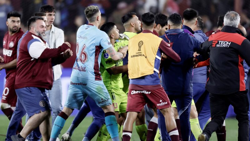 Video: final escandaloso de la semifinal Lanús vs Universidad de Chile
