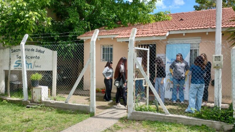 San Vicente amplía salud mental: atención en CAPS Pesoa y charlas