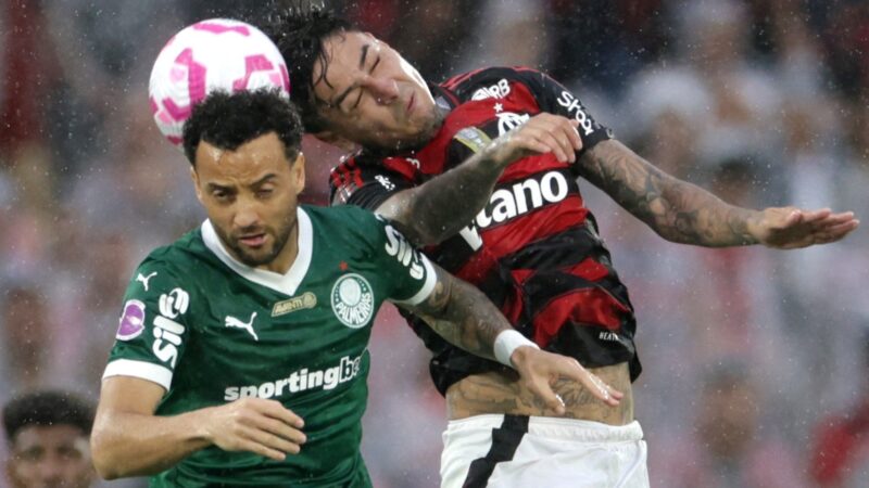 Flamengo y Palmeiras, dura pelea por títulos en dos frentes