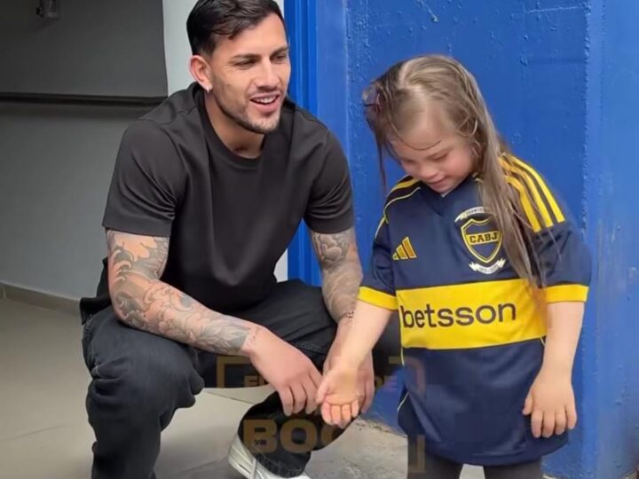 Nena viral conoce a los jugadores de Boca: “Los sueños se cumplen”