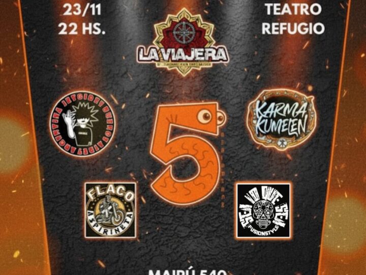 Las 5Regioneras 2025 regresan al Teatro El Refugio en concierto