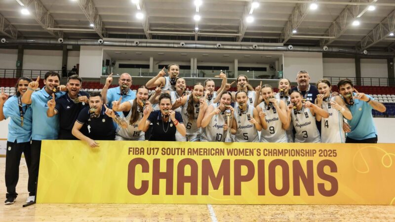 Argentina U17, campeonas invictas del Sudamericano