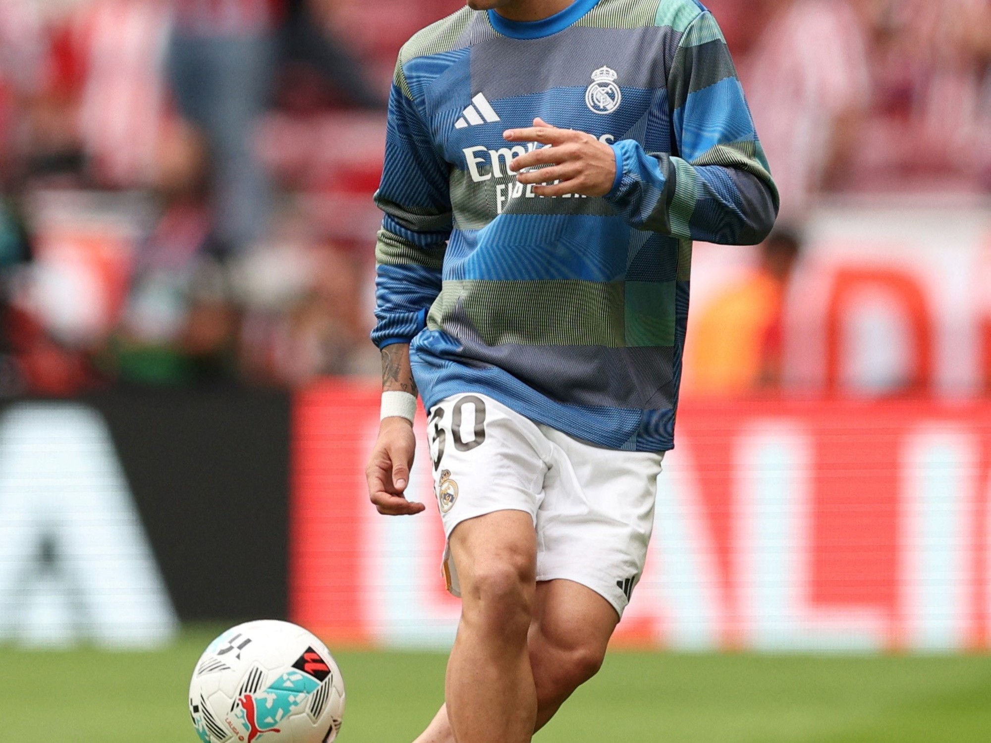 Real Madrid vs Valencia: Mastantuono será titular en el duelo