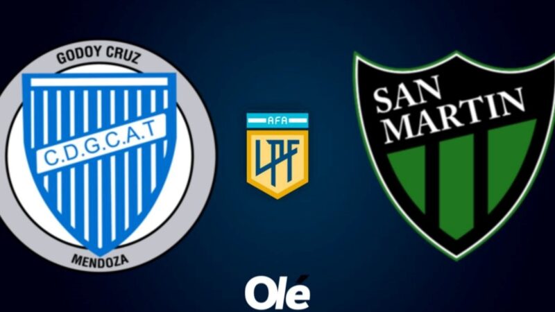 Godoy Cruz vs San Martín (SJ) — Clausura: día, hora y cómo ver en TV
