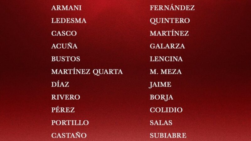 Lista de convocados de River para el partido clave ante Gimnasia