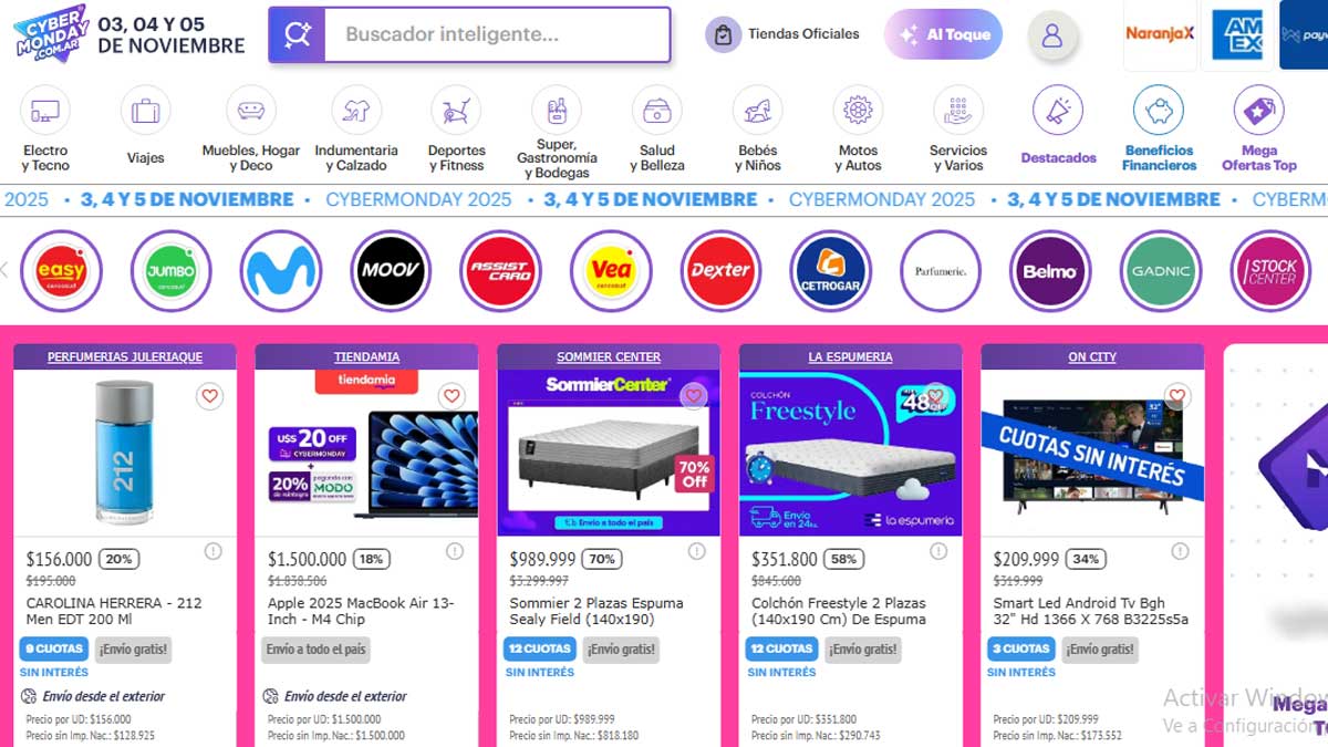Arrancó el Cyber Monday: grandes descuentos y ofertas imperdibles