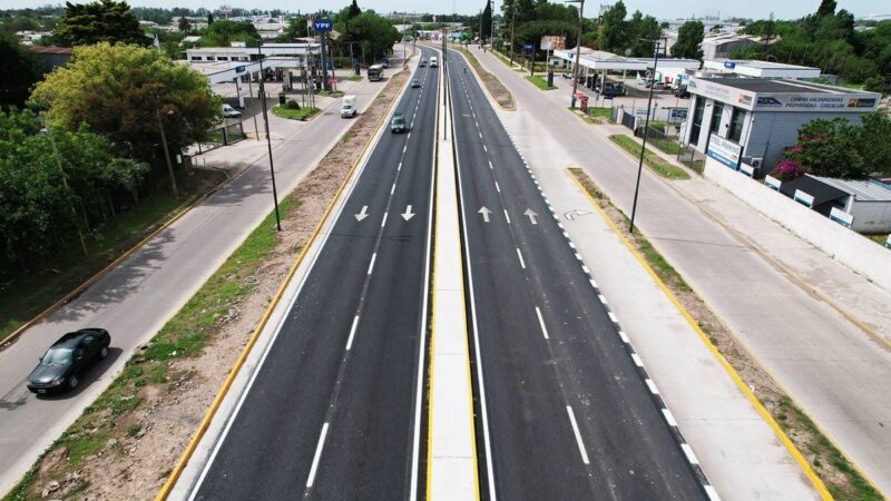 Culminó la segunda etapa de renovación de la Ruta 4 en Almirante Brown
