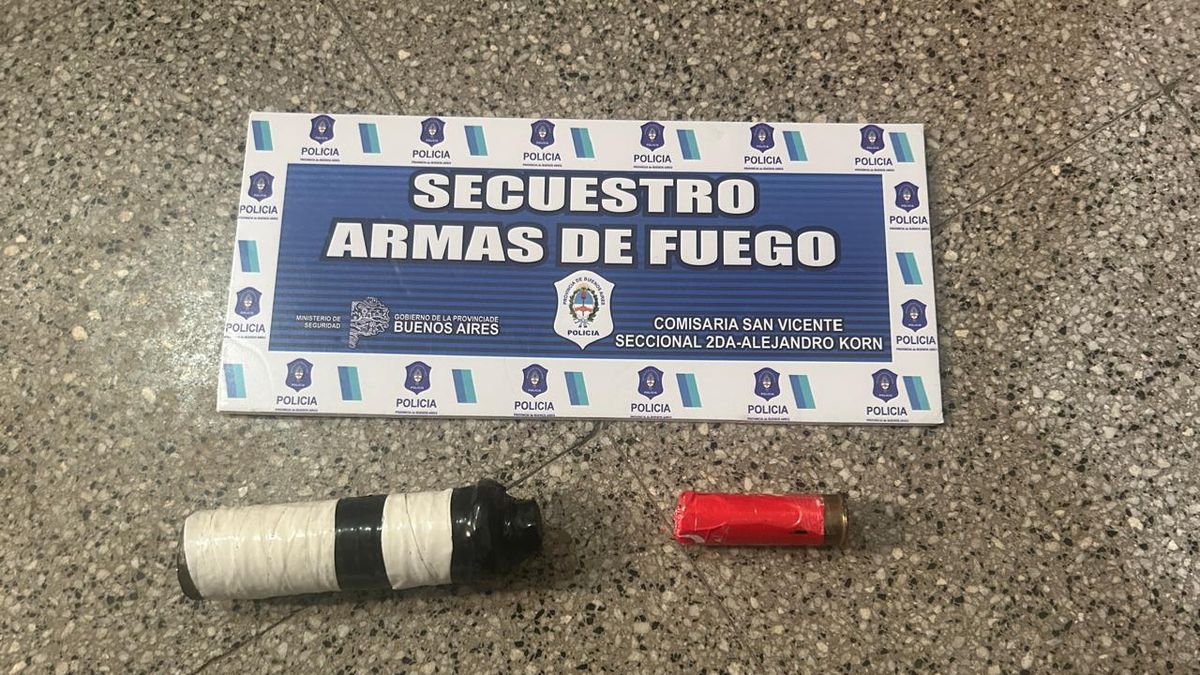 Alejandro Korn: detienen a un joven con arma tumbera en vía pública