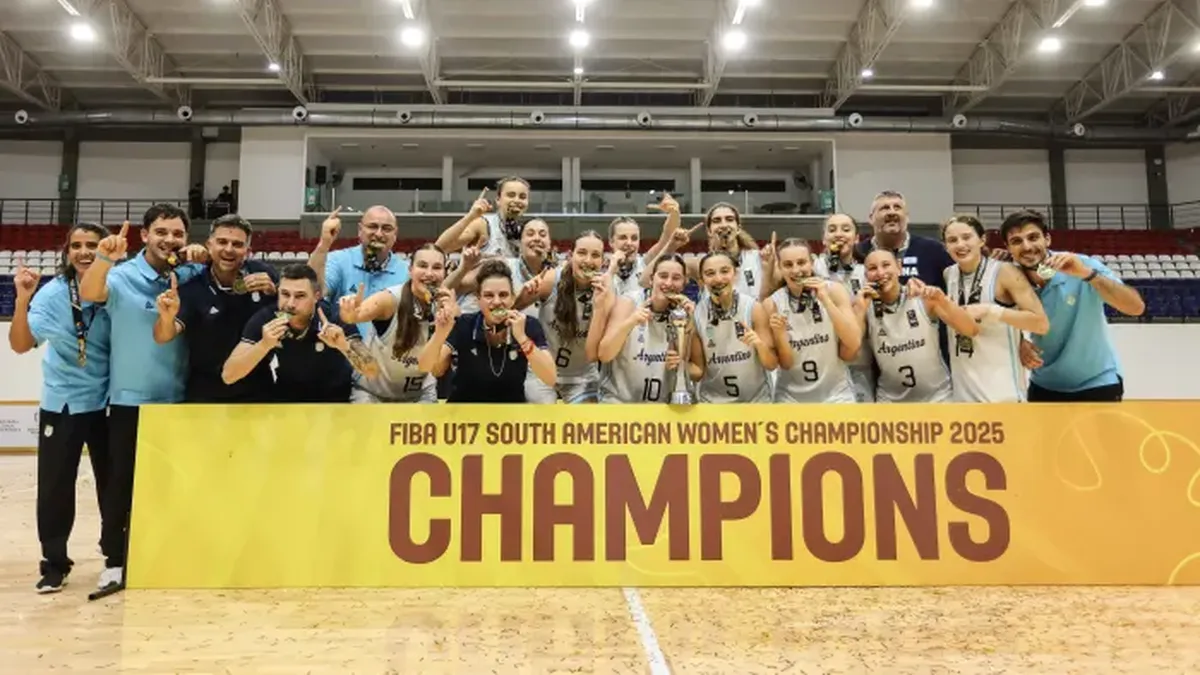 Argentina campeón Sudamericano U17 femenino de básquet: oro y esfuerzo