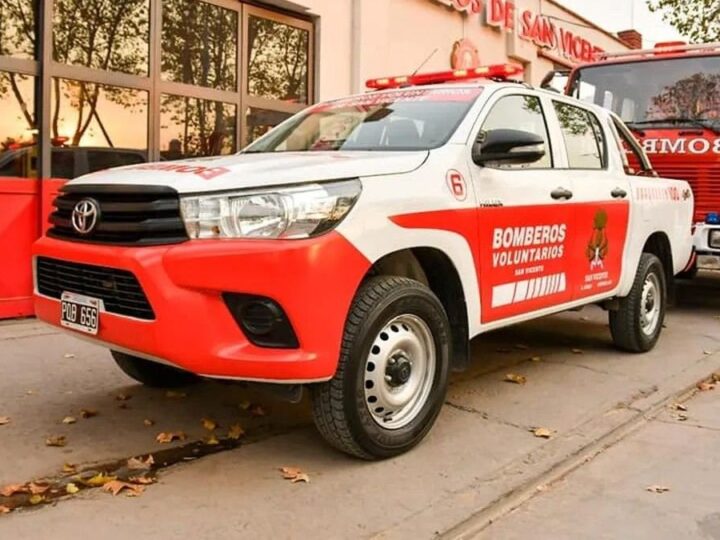 San Vicente: Bomberos comienzan el nuevo cuartel con apoyo provincial