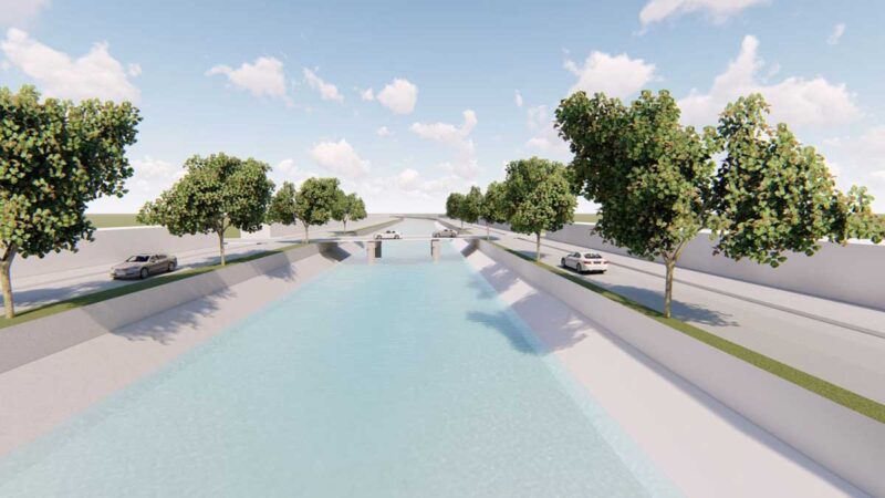 Arranca la licitación para reconstruir Canal Maldonado en Bahía Blanca