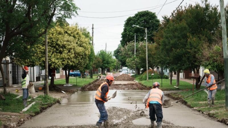 Comenzaron obras de repavimentación en calles de Lomas de Zamora