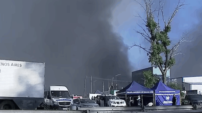 Ezeiza: actualización sobre el incendio en el Polo Industrial
