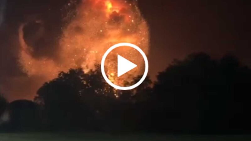 Videos e imágenes del incendio y explosión en Parque Industrial Ezeiza