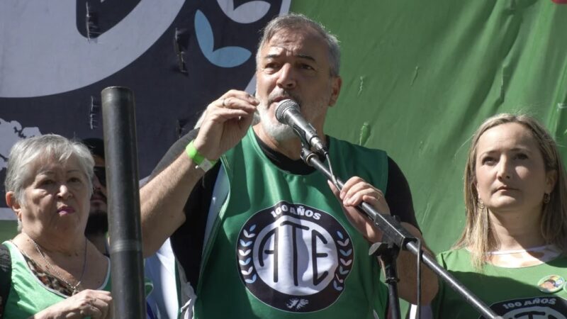 Bullrich denunció a Aguiar antes del paro de ATE por la reforma laboral