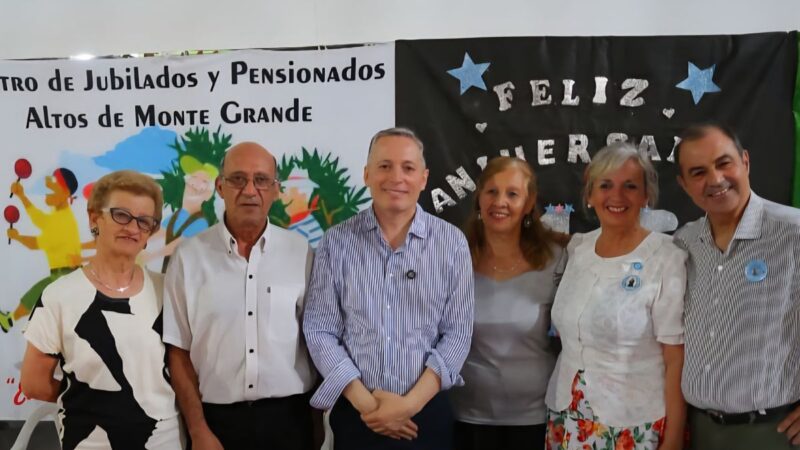 Esteban Echeverría: Jubilados Altos de Monte Grande cumple 16 años