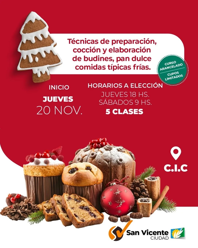 Taller de cocina: recetas y trucos para la Navidad en casa