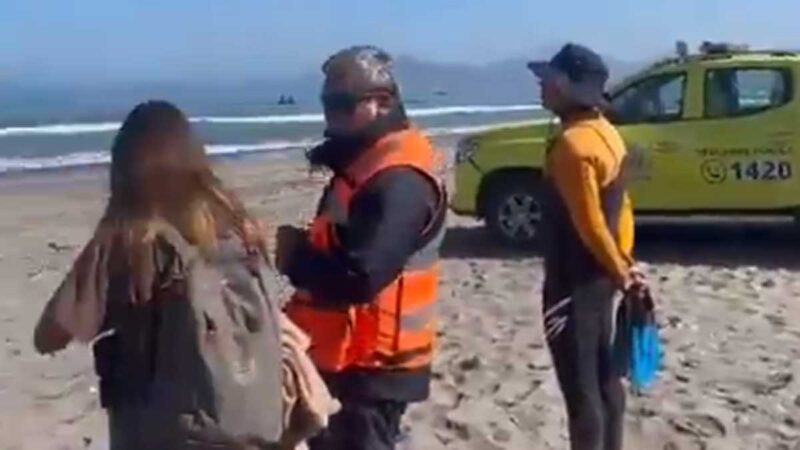 Buscan a un adolescente argentino arrastrado por el mar en Chile