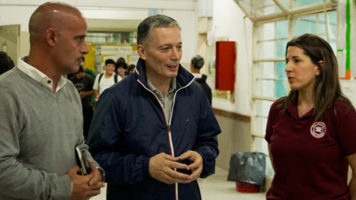 En Esteban Echeverría avanzan las obras en la Escuela Técnica N°1