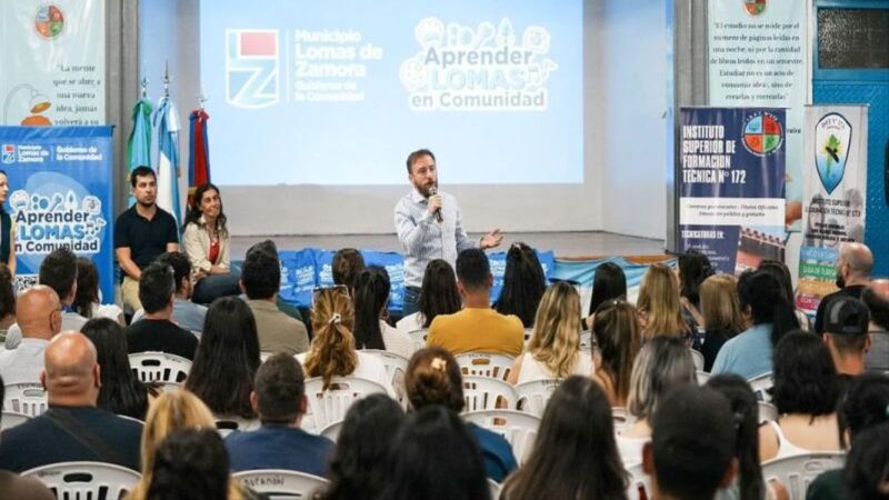 Amplían plataforma Aprender Lomas y suman nuevos cursos para 2026