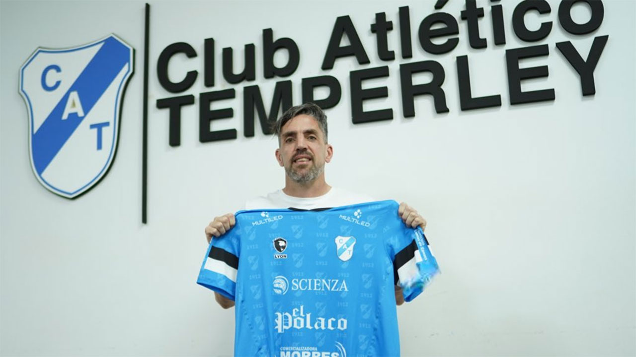 Gabriel Hauche renovó con Temperley y busca llegar a 100 partidos