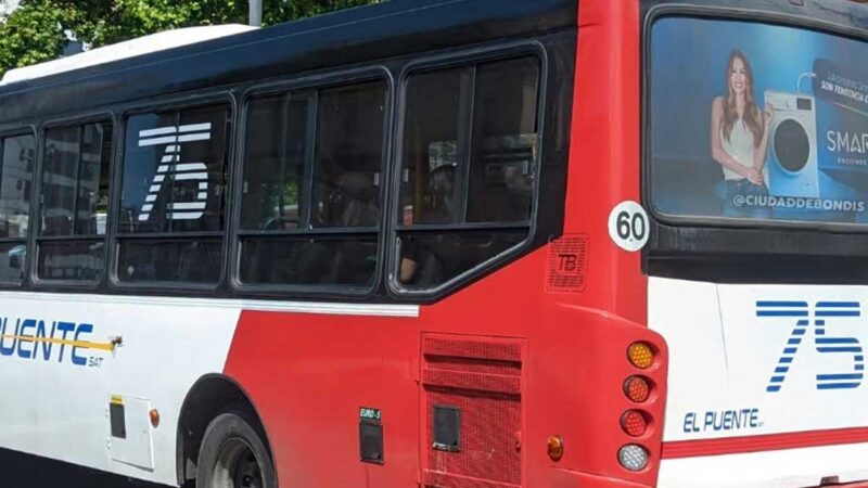 Suspenden el servicio de la línea 75 que unía Lanús con Once