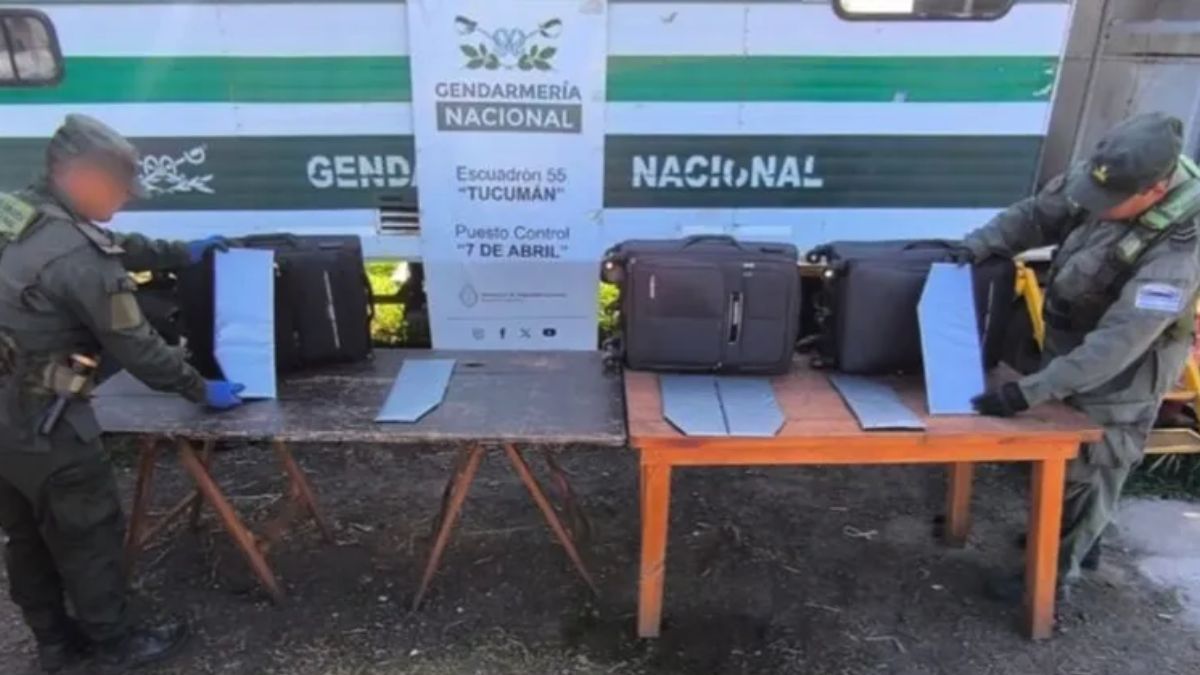 Detienen a tres pasajeros con más de 6 kg de cocaína a Lomas de Zamora